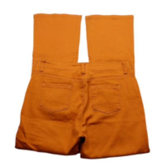 DG2 Diane Gilman Flare Leg Jeans Orange Wash Size 8 - Picture 2 of 6